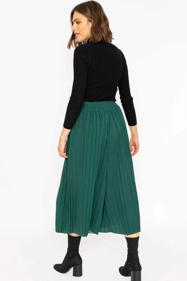 Rowen Avenue Pleated Wide Leg Pant In Green*Women Jeans & Trousers