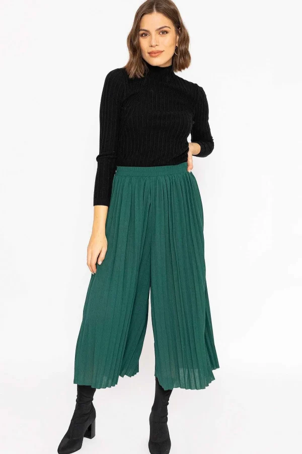 Rowen Avenue Pleated Wide Leg Pant In Green*Women Jeans & Trousers