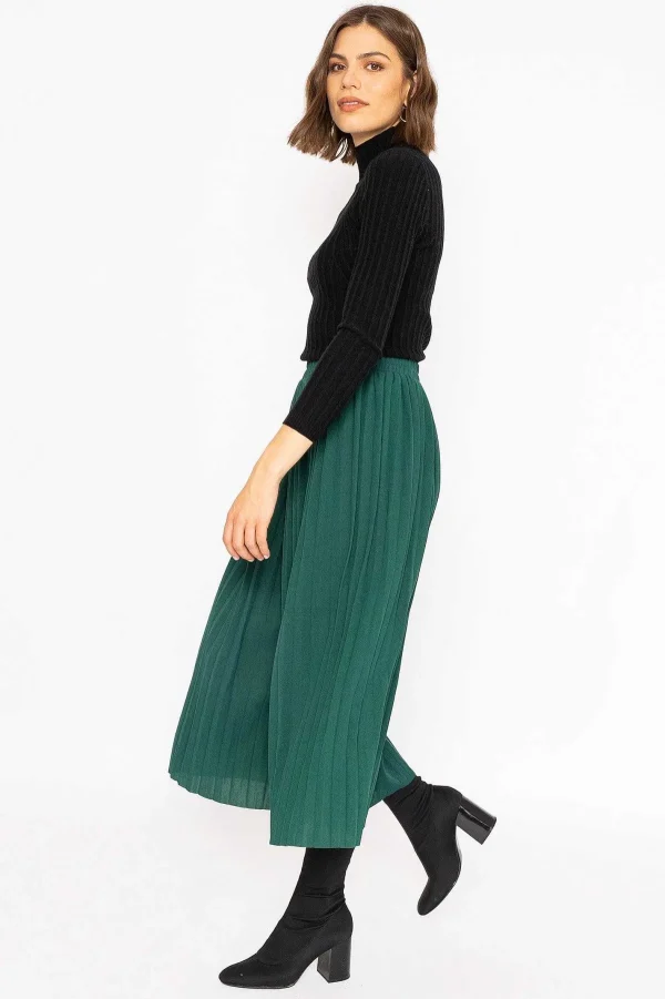 Rowen Avenue Pleated Wide Leg Pant In Green*Women Jeans & Trousers