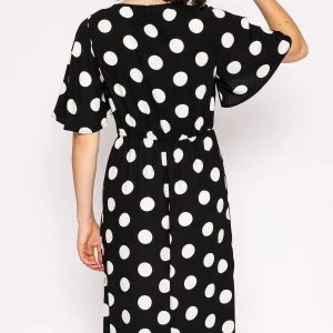 Rowen Avenue Polka Dot Dress In Black*Women Dresses & Jumpsuits