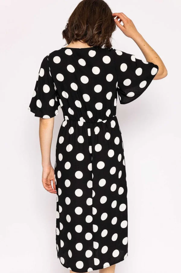 Rowen Avenue Polka Dot Dress In Black*Women Dresses & Jumpsuits