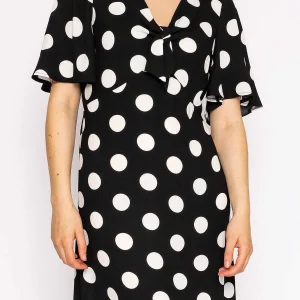 Rowen Avenue Polka Dot Dress In Black*Women Dresses & Jumpsuits