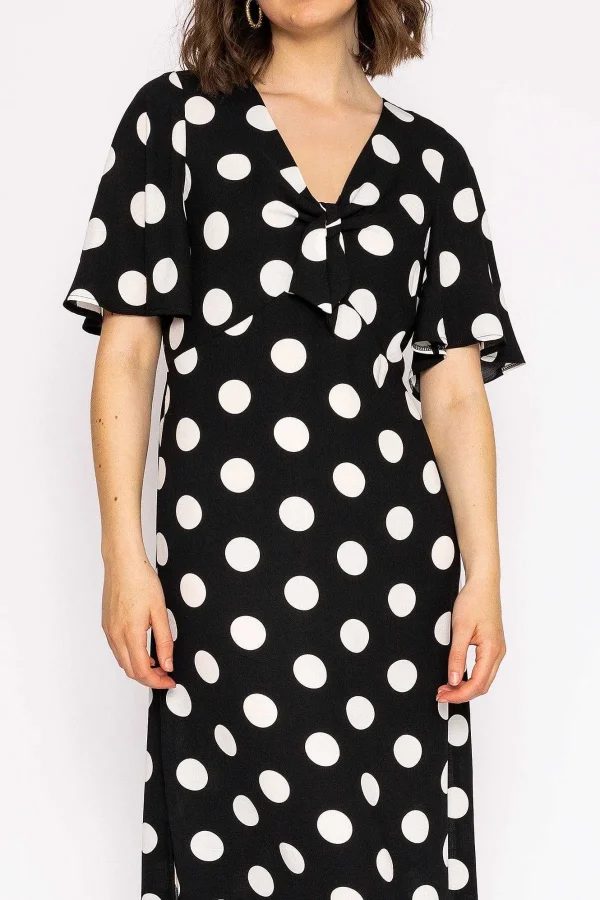 Rowen Avenue Polka Dot Dress In Black*Women Dresses & Jumpsuits