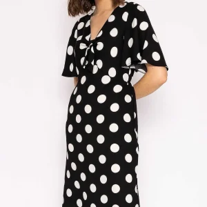 Rowen Avenue Polka Dot Dress In Black*Women Dresses & Jumpsuits