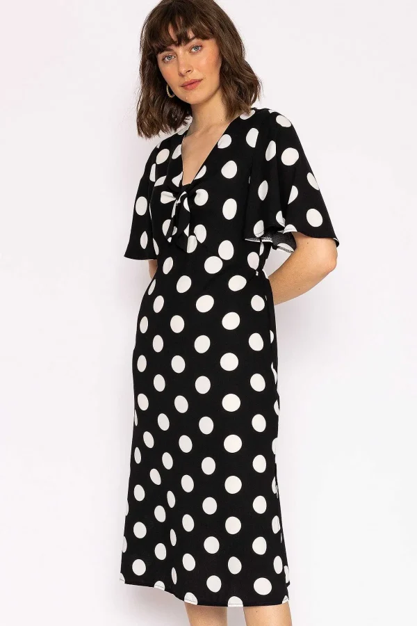 Rowen Avenue Polka Dot Dress In Black*Women Dresses & Jumpsuits