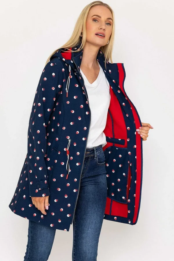 West Quay Polka Dot Print Bonded Jacket*Women Coats & Jackets