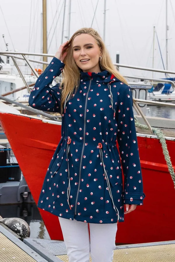 West Quay Polka Dot Print Bonded Jacket*Women Coats & Jackets