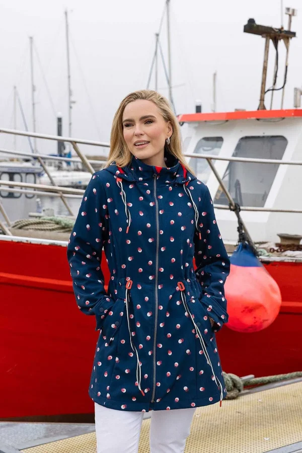 West Quay Polka Dot Print Bonded Jacket*Women Coats & Jackets