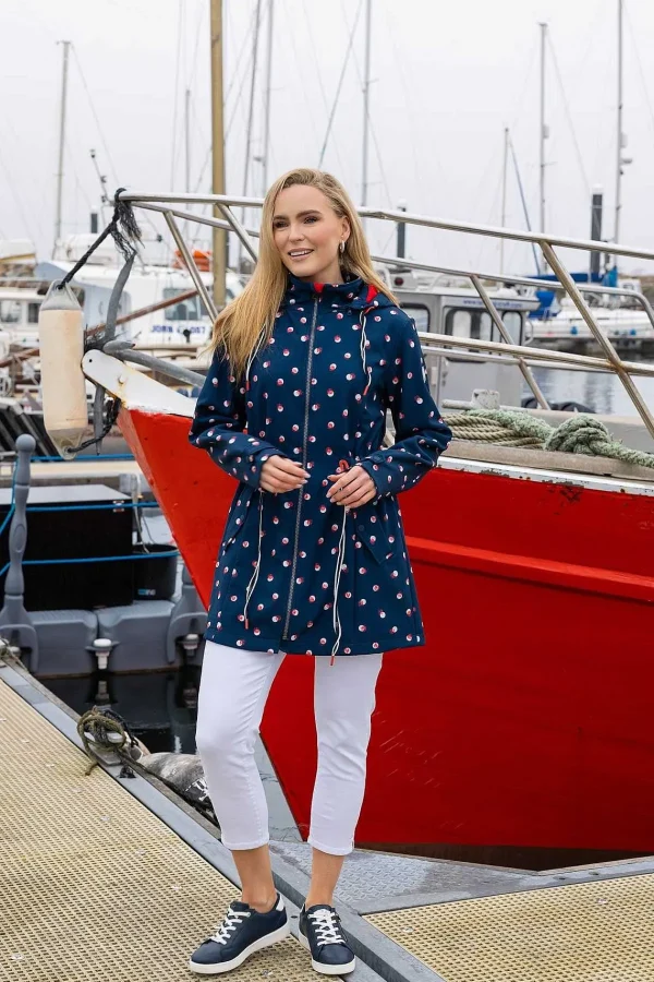 West Quay Polka Dot Print Bonded Jacket*Women Coats & Jackets