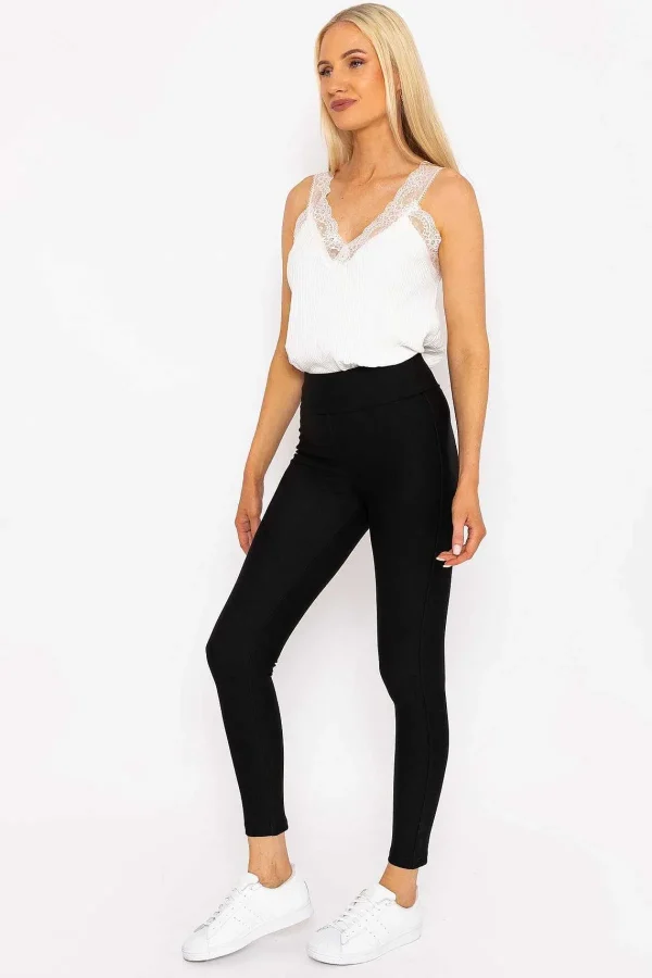 J'aime la Vie Ponte Leggings In Black*Women Jeans & Trousers