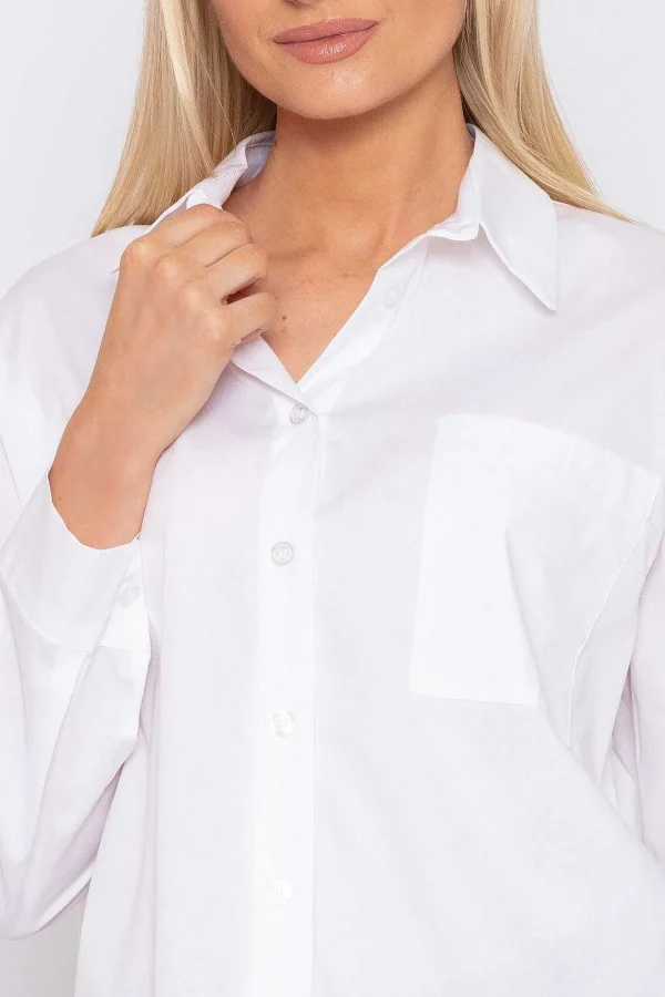 Rowen Avenue Poplin Shirt In White*Women Tops & Blouses