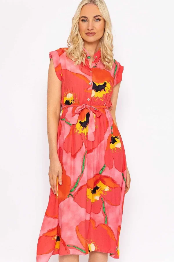 Rowen Avenue Poppy Floral Printed Midi Dress*Women Dresses & Jumpsuits