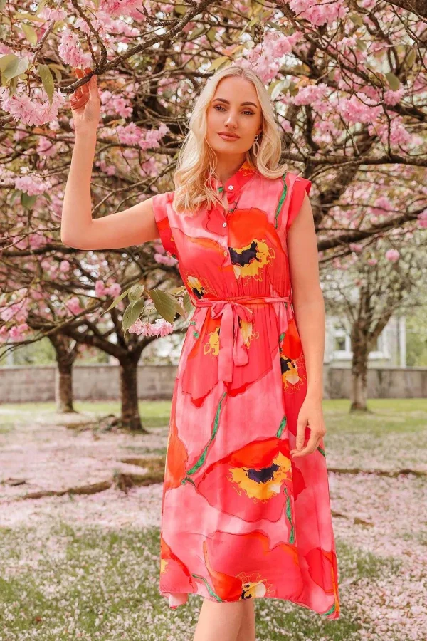 Rowen Avenue Poppy Floral Printed Midi Dress*Women Dresses & Jumpsuits