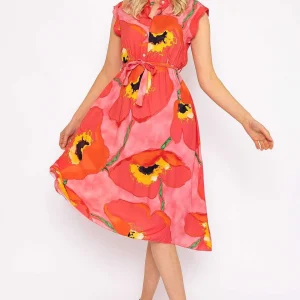 Rowen Avenue Poppy Floral Printed Midi Dress*Women Dresses & Jumpsuits