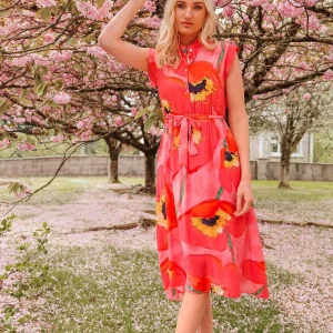 Rowen Avenue Poppy Floral Printed Midi Dress*Women Dresses & Jumpsuits