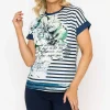 Voulez Vous Printed Blue Top*Women Tops & Blouses