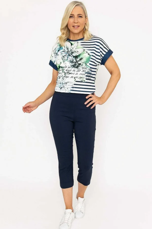 Voulez Vous Printed Blue Top*Women Tops & Blouses