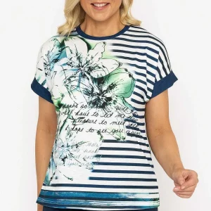Voulez Vous Printed Blue Top*Women Tops & Blouses