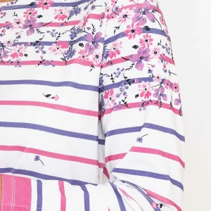 Voulez Vous Printed Breton Top In Pink*Women Tops & Blouses