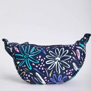 SOUL Accessories Printed Crescent Shape Crossbody In Navy* Accessories