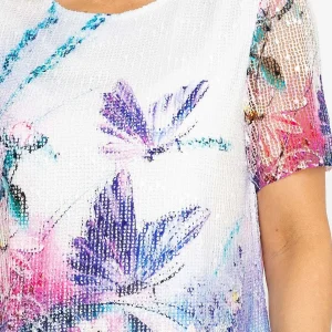 Voulez Vous Printed Double Layer Printed Mesh Top*Women Tops & Blouses