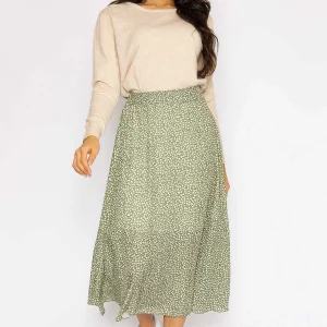 Pala D'oro Printed Midi Skirt In Green*Women Skirts & Shorts