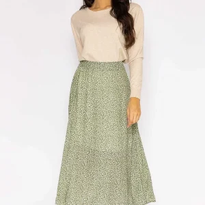 Pala D'oro Printed Midi Skirt In Green*Women Skirts & Shorts
