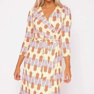 Rowen Avenue Printed Red Jersey Dress*Women Dresses & Jumpsuits