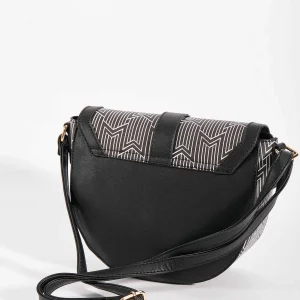 SOUL Accessories Printed Saddle Bag In Black*Women As Seen On Social