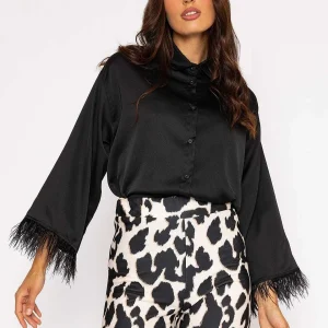 Pala D'oro Printed Trousers In Black*Women Jeans & Trousers