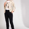 Peruzzi Pu Biker Jacket In Cream*Women Coats & Jackets