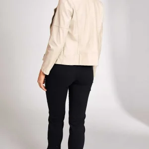 Peruzzi Pu Biker Jacket In Cream*Women Coats & Jackets