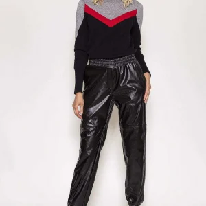 Nova of London Pu Jogger In Black*Women Jeans & Trousers