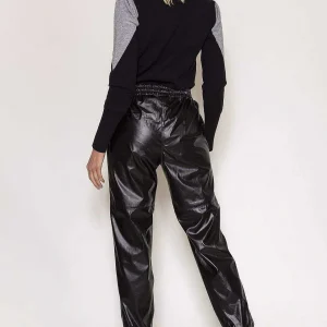 Nova of London Pu Jogger In Black*Women Jeans & Trousers