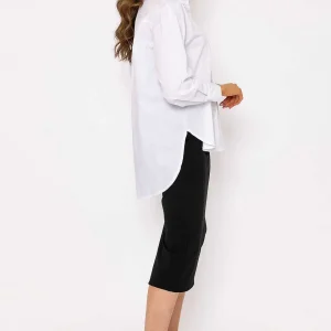 J'aime la Vie Pu Pocket Shirt*Women Tops & Blouses