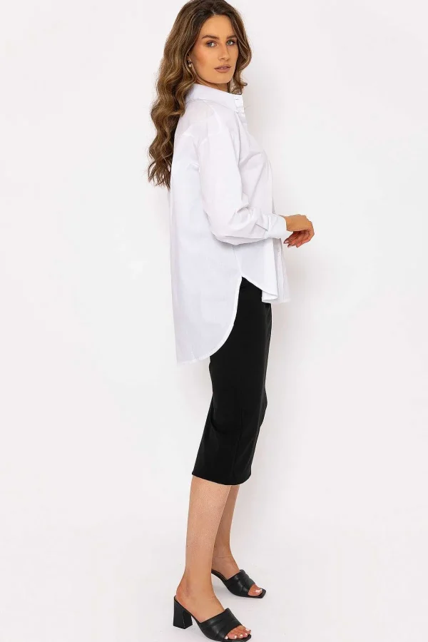 J'aime la Vie Pu Pocket Shirt*Women Tops & Blouses