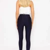 J'aime la Vie Pu Ponte Leggings In Navy*Women Jeans & Trousers