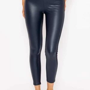 J'aime la Vie Pu Ponte Leggings In Navy*Women Jeans & Trousers
