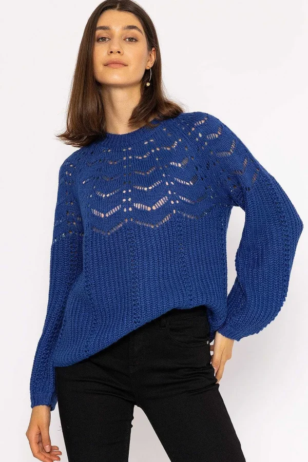 Rowen Avenue Puff Sleeve Knit In Cobalt*Women Jumpers & Cardigans