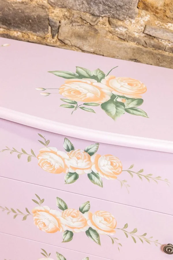 Carraig Donn HOME Purple Floral 3 Drawer Dresser* Homeware