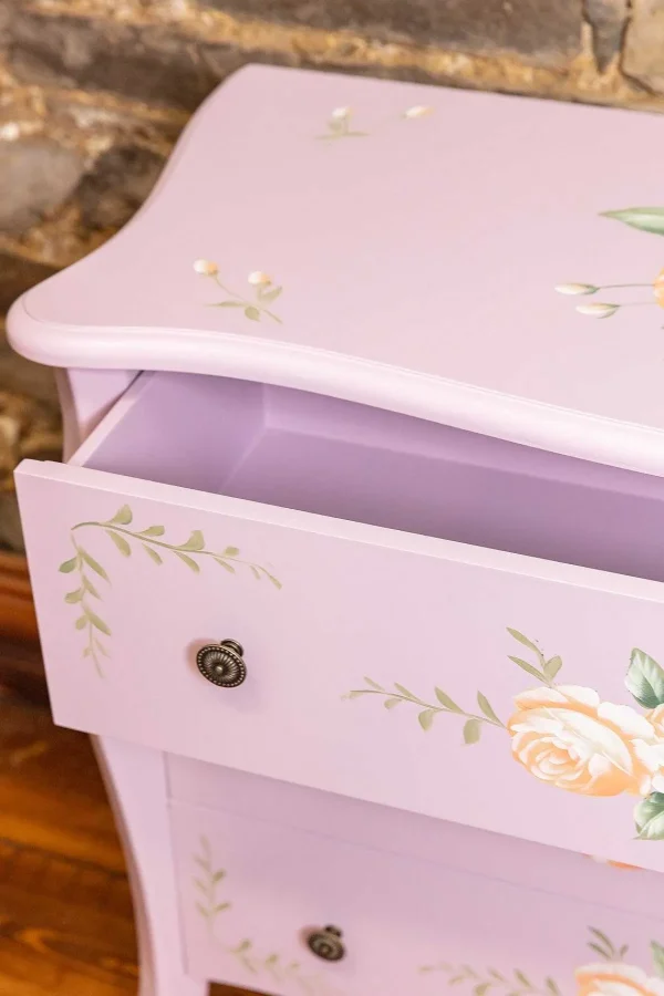 Carraig Donn HOME Purple Floral 3 Drawer Dresser* Homeware