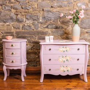 Carraig Donn HOME Purple Floral 3 Drawer Dresser* Homeware