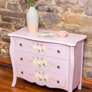 Carraig Donn HOME Purple Floral 3 Drawer Dresser* Homeware