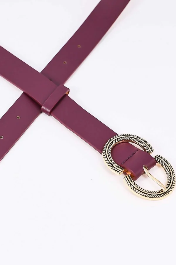 SOUL Accessories Purple Half Circle Belt In S/M* Belts