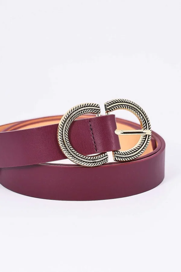 SOUL Accessories Purple Half Circle Belt In S/M* Belts