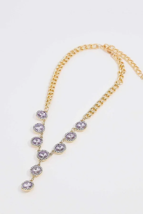 Soul Jewellery Purple Stone Necklace* Necklaces