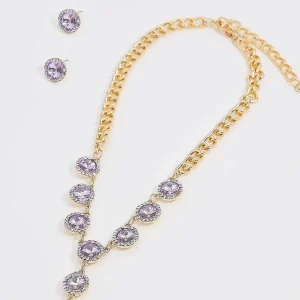 Soul Jewellery Purple Stone Necklace* Necklaces