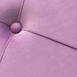 Carraig Donn HOME Purple Velvet Upholstered Foot Stool* Homeware