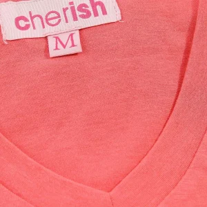 Cherish Accessories Pyjama Top And 3/4 Bottoms In Pink*Women Nightwear