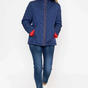 West Quay Quilted Jacket In Navy*Women Coats & Jackets